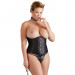 Корсет Cottelli Curves Underbust на крючках и шнуровке, черный, 3XL
