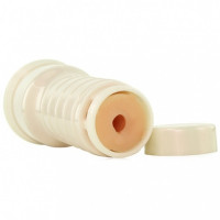 Мастурбатор анус у колбі Fleshlight Eva Lovia кібершкіра, бежевий