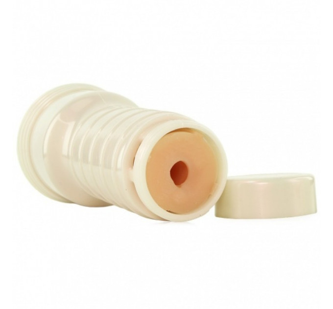 Мастурбатор анус в колбе Fleshlight Eva Lovia киберкожа, бежевый