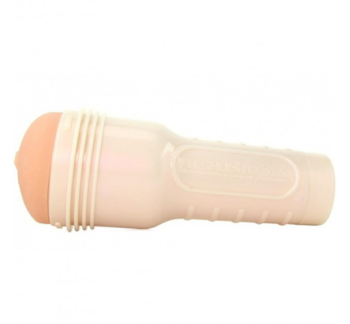 Мастурбатор анус в колбе Fleshlight Eva Lovia киберкожа, бежевый