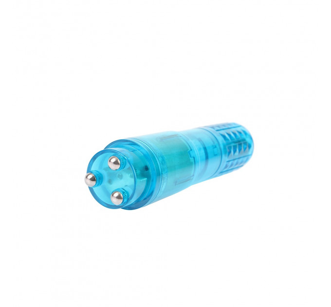 Мини-вибратор со сменными насадками Chisa Basic Luv Theory Ultimate Massager, голубой