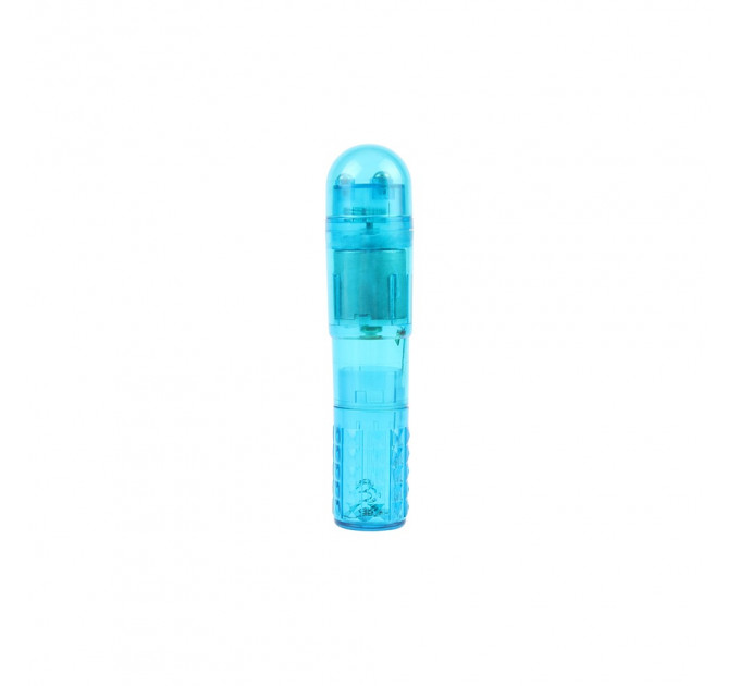 Мини-вибратор со сменными насадками Chisa Basic Luv Theory Ultimate Massager, голубой
