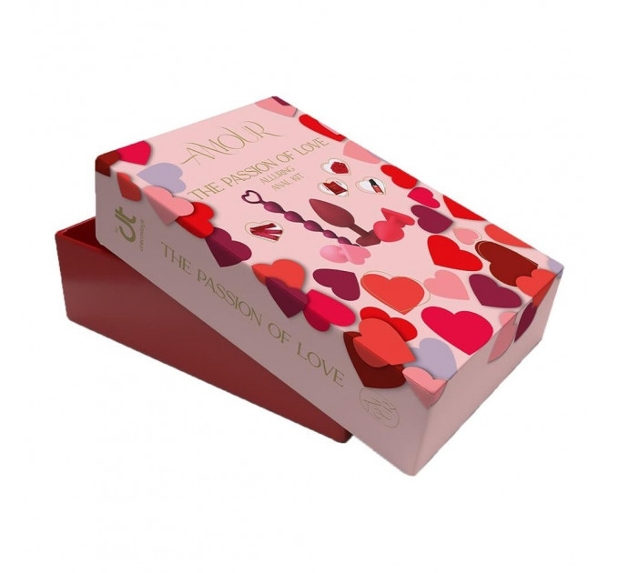 Набір для анального тренування Dream Toys Amour The Passion Of Love з намистинами та аксесуарами