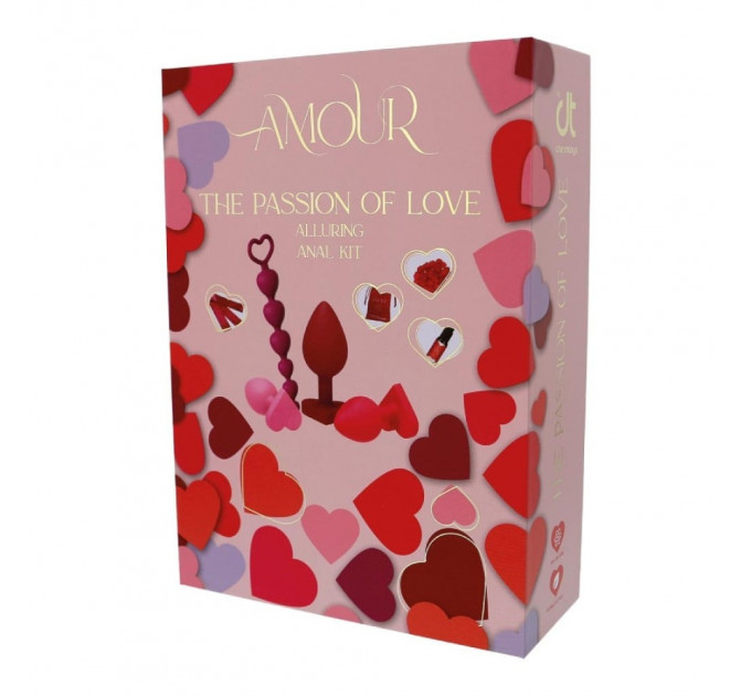 Набір для анального тренування Dream Toys Amour The Passion Of Love з намистинами та аксесуарами