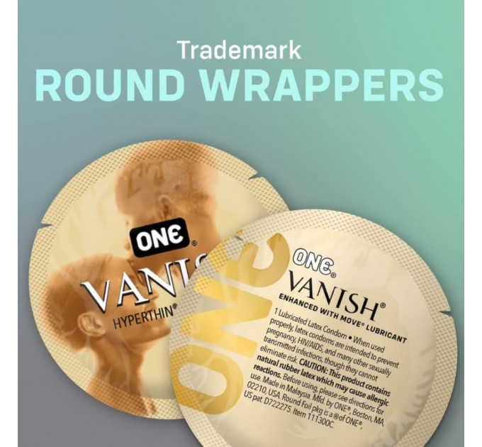 Набор супертонких презервативов ONE Vanish (цена за упаковку 12 шт)