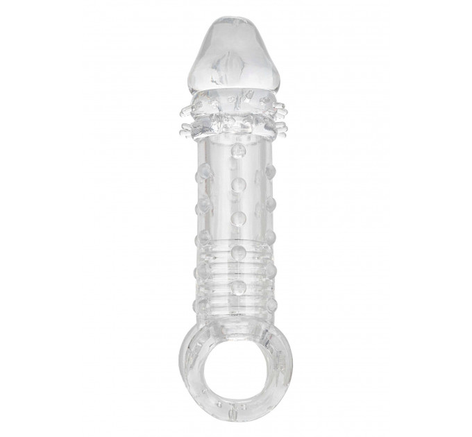 Насадка на пеніс, що подовжує +5 см Ultimate Stud Extender рельєфна, 16 x 4.5 см