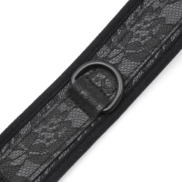 Ошейник с поводком DS Fetish Collar with leash black