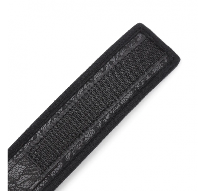 Ошейник с поводком DS Fetish Collar with leash black