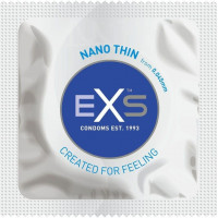 Презервативи ультратонкі з латексу EXS Nano Thin веганські (ціна за упаковку, 12 шт.)
