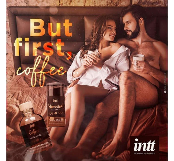 Съедобный массажный гель для интимных зон Intt Coffee (30 мл)
