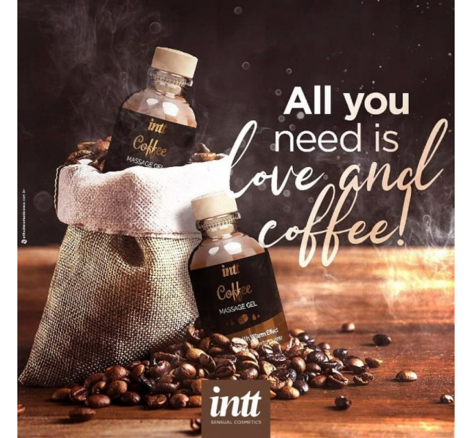Съедобный массажный гель для интимных зон Intt Coffee (30 мл)