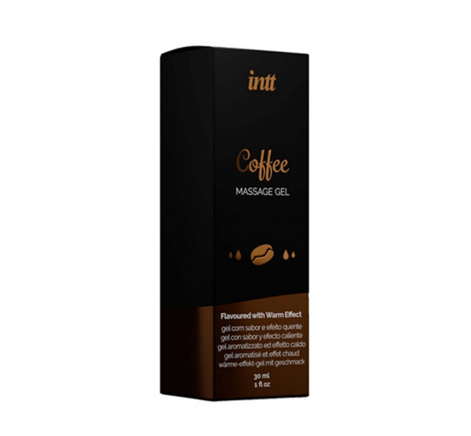 Съедобный массажный гель для интимных зон Intt Coffee (30 мл)
