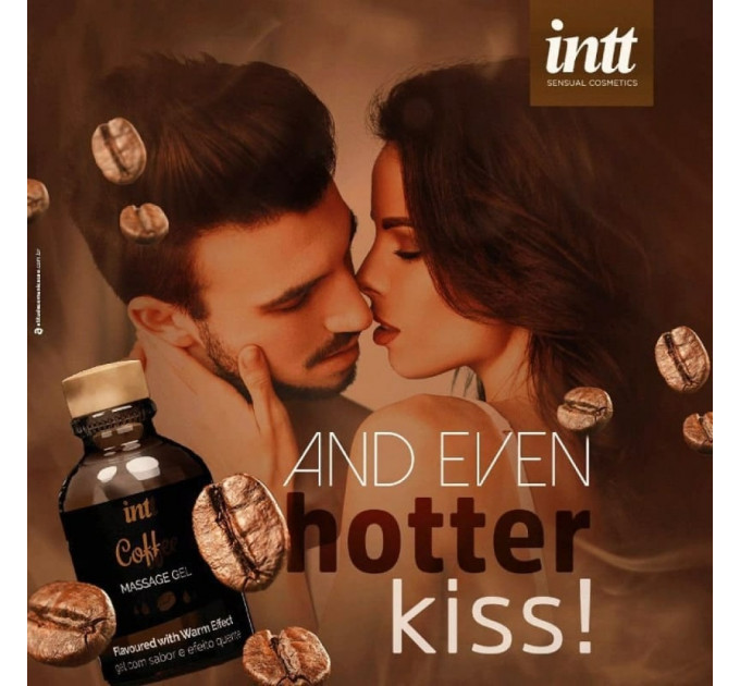 Съедобный массажный гель для интимных зон Intt Coffee (30 мл)