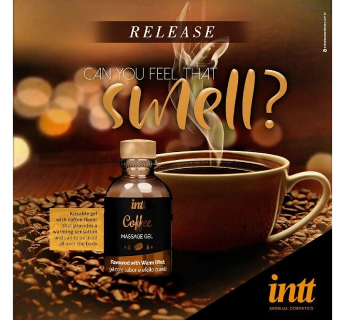 Съедобный массажный гель для интимных зон Intt Coffee (30 мл)