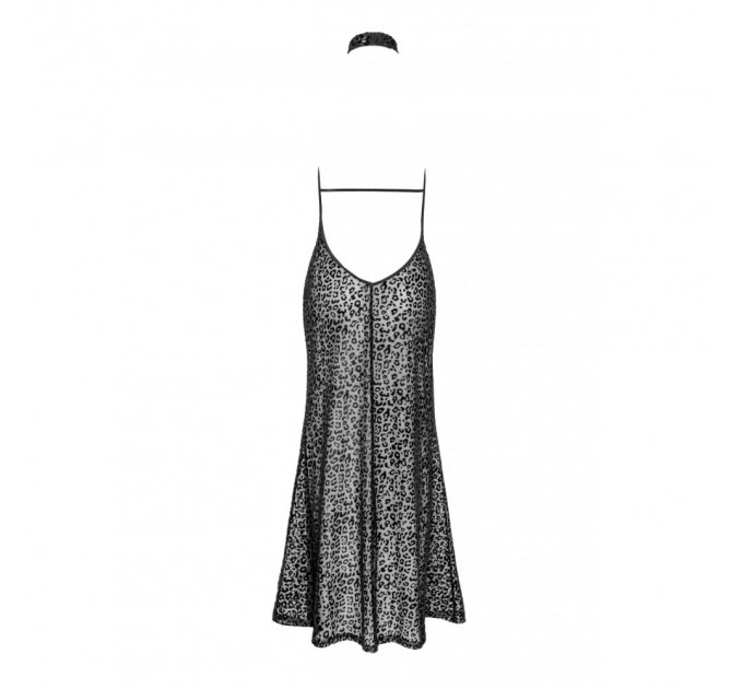 Сексуальное длинное леопардовое платье Noir Handmade F288 Noir Dress long - black - M
