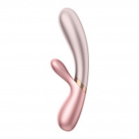 Подвійний смарт вібратор з функцією нагріву Satisfyer Hot Lover рожевий