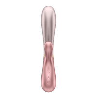 Подвійний смарт вібратор з функцією нагріву Satisfyer Hot Lover рожевий