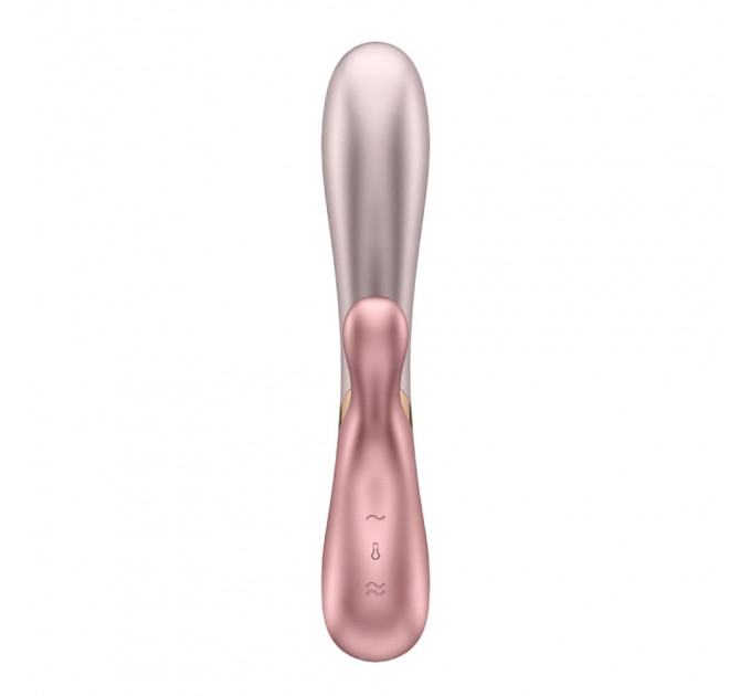 Двойной смарт вибратор с функцией нагрева Satisfyer Hot Lover Pink