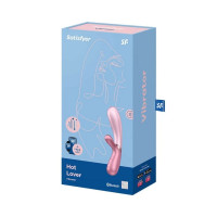 Подвійний смарт вібратор з функцією нагріву Satisfyer Hot Lover рожевий