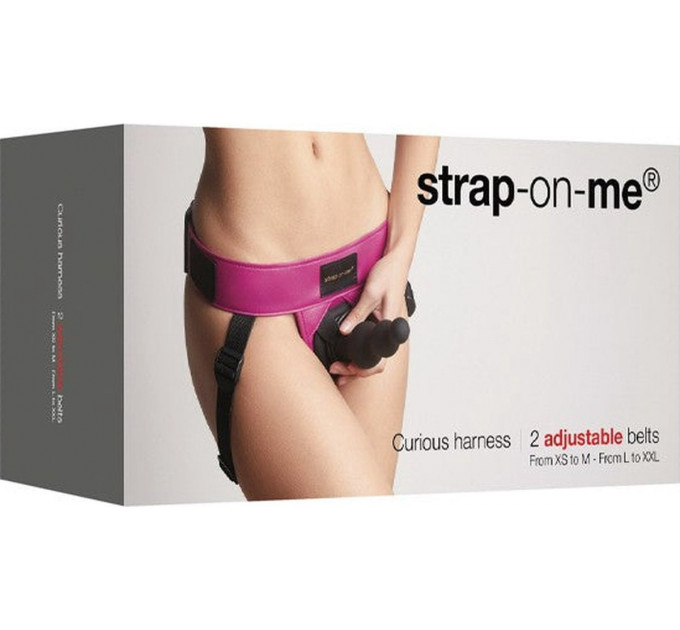 Трусики для страпону Strap-On-Me - Curious, фуксія