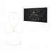 Цепочка портупея Bijoux Indiscrets Magnifique Bra Chain - Silver, украшение на тело
