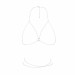 Цепочка портупея Bijoux Indiscrets Magnifique Bra Chain - Silver, украшение на тело