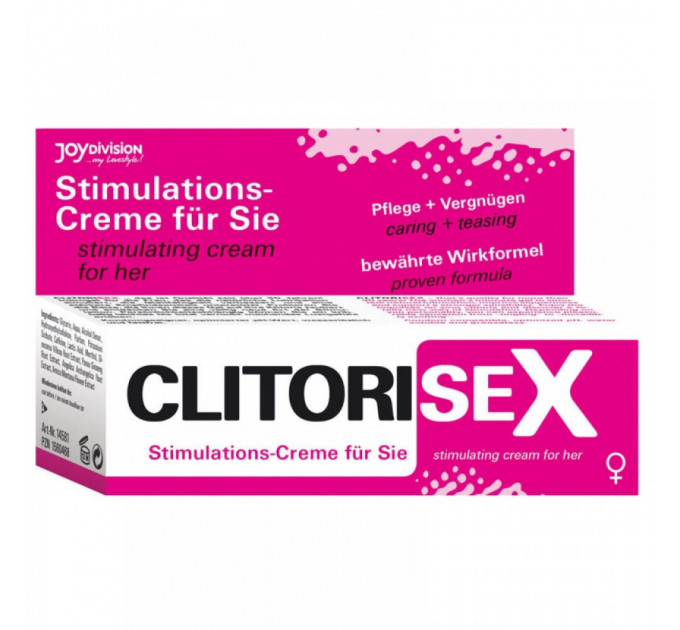 Возбуждающий крем для клитора CLITORISEX - Cream, 40 ml