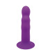 Фаллоимитатор Термоактивный SOLID LOVE RIBBED PURPLE
