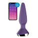T360157 анальна пробка з двома моторами і управлінням телефоном Satisfyer Plug-ilicious 1 Purple