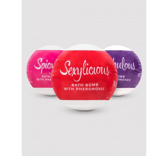 Бомбочка для ванны з феромонами Obsessive Bath bomb with pheromones Fun