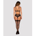 Сексуальный комплект Obsessive Allastia set Black S/M