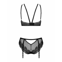 Еротичний комплект Obsessive Allastia set Чорний S/M