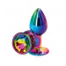 Анальна пробка Metal Colorful, s