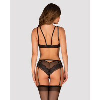 Еротичний комплект Obsessive Allastia set Чорний S/M
