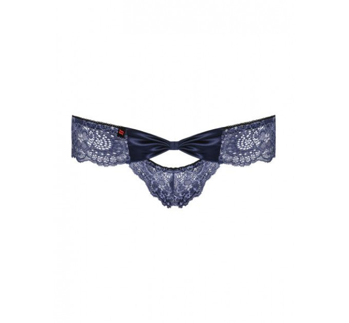 Трусики синие Obsessive AURORIA Panties S/M