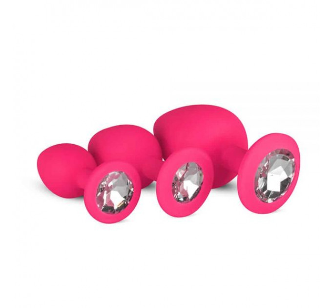 Набор анальных пробок Anal Diamond plug, Pink