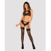 Сексуальный комплект Obsessive Allastia set Black S/M