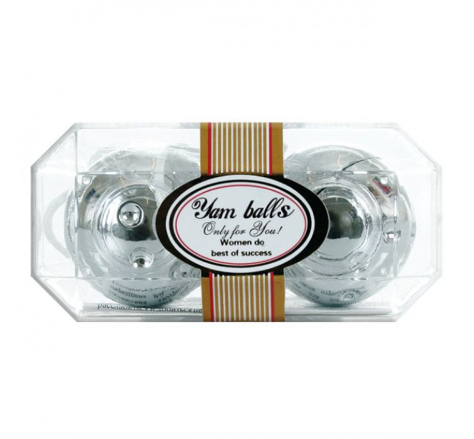 Шарики вагинальные Yam Balls, Silver