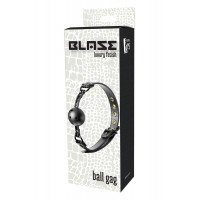 Кляп 4,7 см BLAZE LUXURY BALL GAG CROCO BLACK