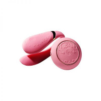 Вібромасажер для пар з функцією управління зі смартфона ZALO Fanfan Set, Rogue Pink