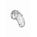 Мужской пояс верности ManCage №1 Transparent 3.5 Inch, прозрачный пластик