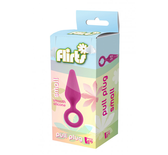 Анальная пробка Dream Toys FLIRTS PULL PLUG SMALL PINK