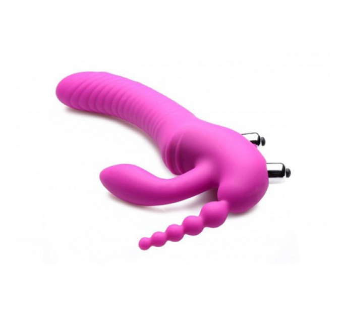 Безремневий страпон з потрійною вібрацією, Regal Rider Strap-On Vibrator