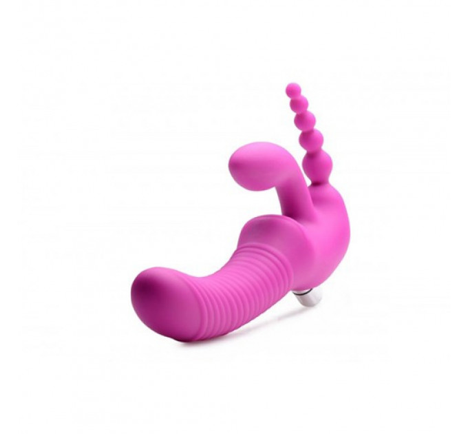 Безремневий страпон з потрійною вібрацією, Regal Rider Strap-On Vibrator