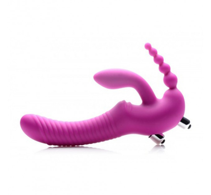 Безремневий страпон з потрійною вібрацією, Regal Rider Strap-On Vibrator