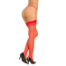 Чулки SHEER THIGH HIGHS RED, OS