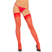 Чулки SHEER THIGH HIGHS RED, OS