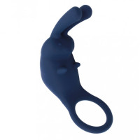 Ерекційне кільце з вібрацією Chisa GK Power Bunny Ring синій