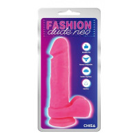 Фалломитатор реалистичный Chisa Fashion Dude Neo Dual Density, на присоске, розовый