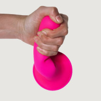 Фаллоимитатор термореактивный Adrien Lastic Hitsens 4 на присоске, розовый